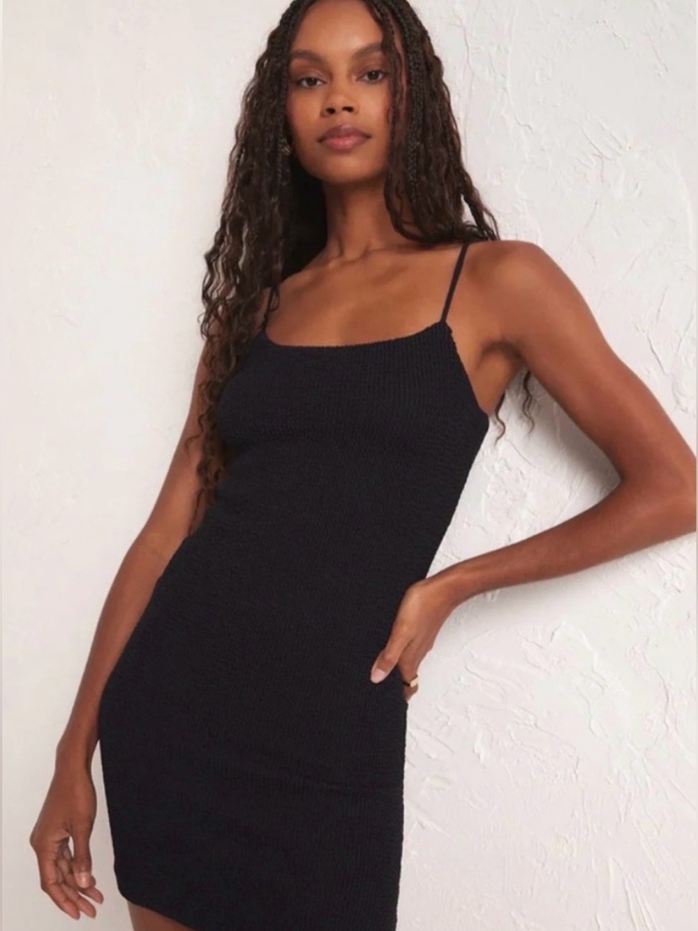 Z Supply Womens Black Mini Dress